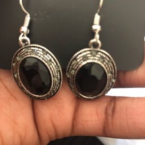 Black earrings